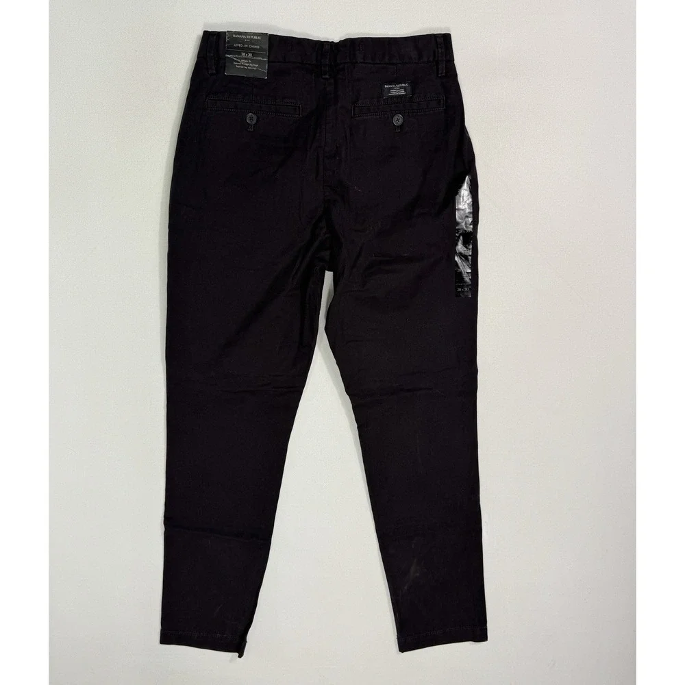 Banana Republic Lived-In Chino Athletic Fit Pants Men’s 28x30 (28x28) NWT Brown